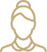 Illustration of a person cleaning a house, representing housekeeping services at Lincoln Park Residences.