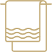A black electronic device with a screen displaying a black background and a yellow border, possibly a tablet or control panel.