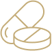 Icon of a faucet with a water droplet above it, indicating water or plumbing amenities.
